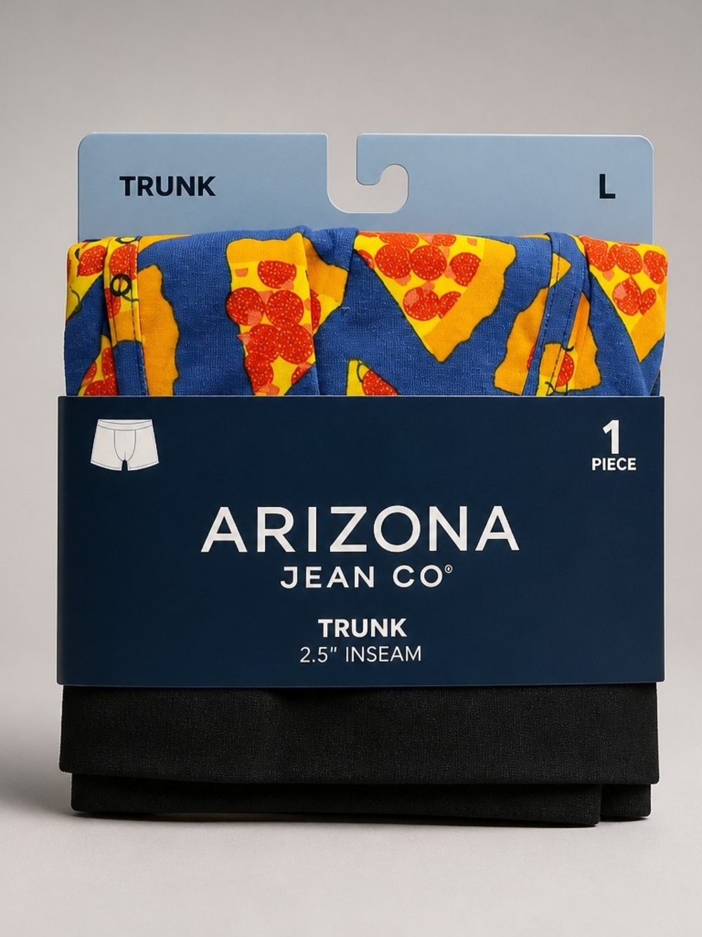 Arizona Co. Pizza Print Blue Trunk - Men